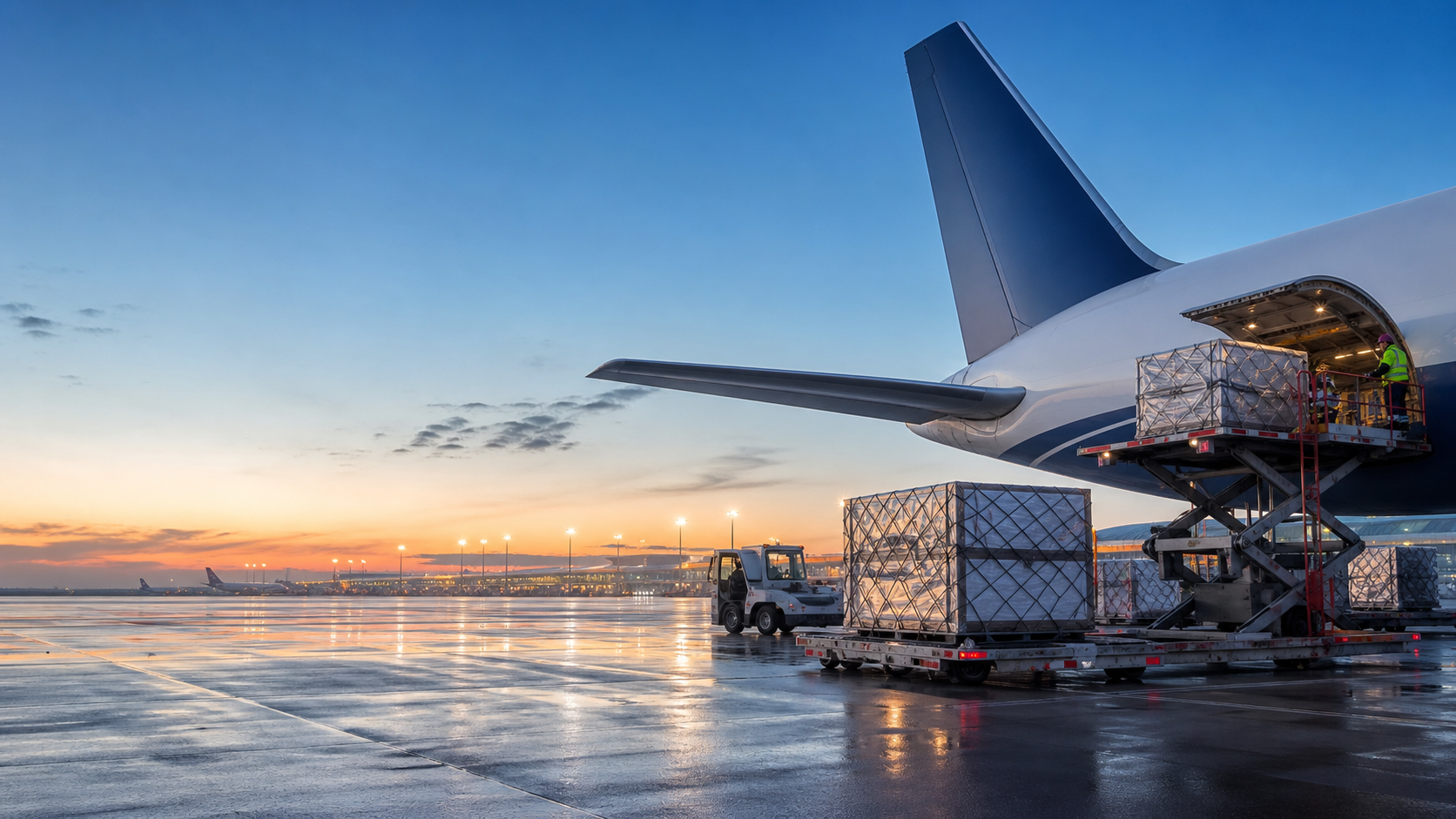 Generic air cargo loading at an airport